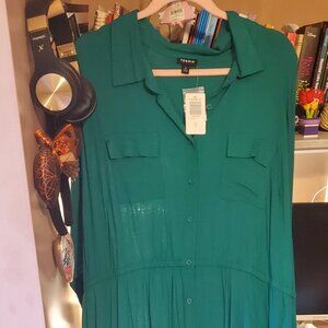 Torrid Green Collard Dress